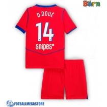 Fotballdrakt Barn Paris Saint-Germain Desire Doue #14 Tredjedraktsett 2025-26 Kortermet (+ Korte bukser)